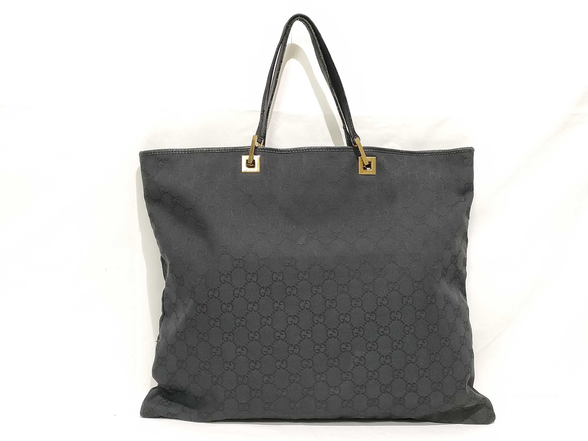 GUCCI GG Canvas Handbag 002 1097 *Partial bottom repair Tote bag