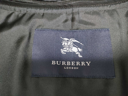 BURBERRY Navy Check Coat