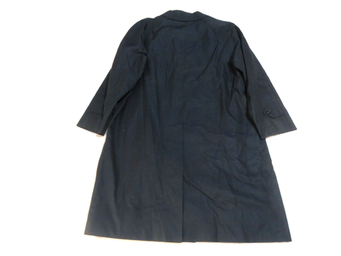 BURBERRY Navy Check Coat