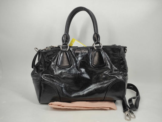 Miu Miu VITELLO Handbag Shoulder Bag 2-way Handbag