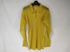 ISSEY MIYAKE Pleated Pullover Gingham Check Yellow Top