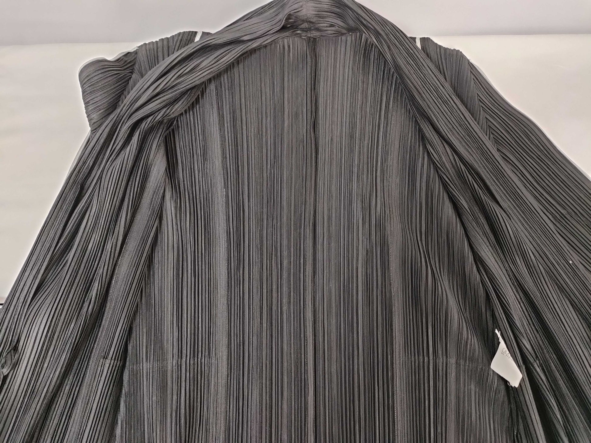 ISSEY MIYAKE Pleats Please Long Jacket Black Jacket