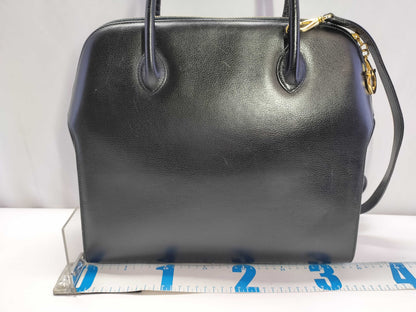 Salvatore Ferragamo Gancini 2-Way Leather Shoulder Bag