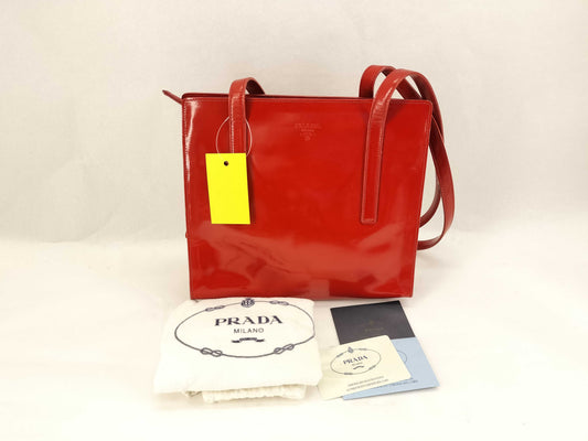 PRADA Sport Tote Red Tote Bag