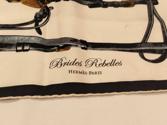 HERMES Carre 90 BRIDES REBELLES Scarf