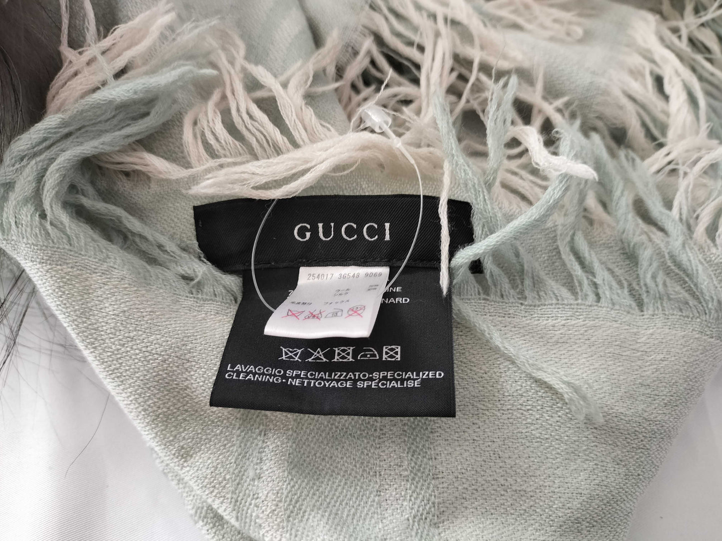 GUCCI GG254017 Stole Fox Fur Scarf Muffler