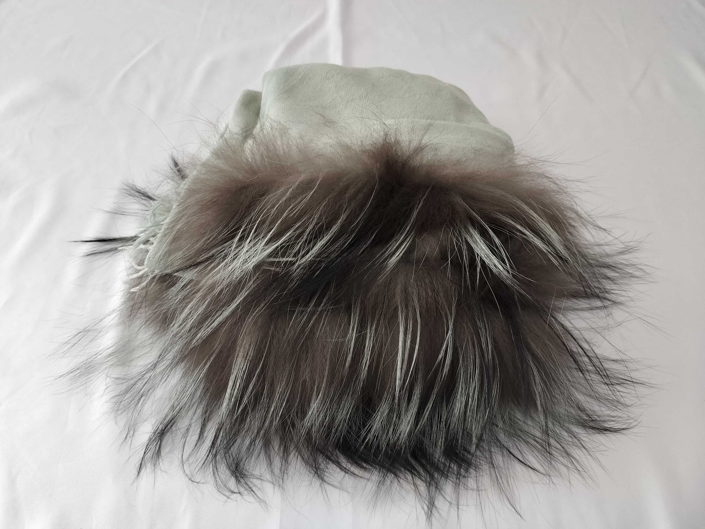 GUCCI GG254017 Stole Fox Fur Scarf Muffler