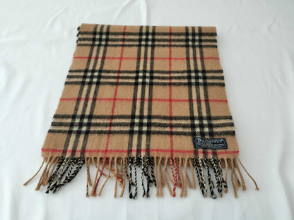 BURBERRY 50% Cashmere/50% Wool Nova Check Scarf
