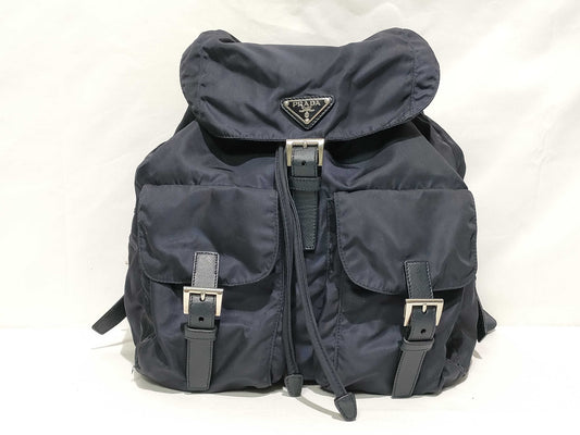 PRADA Nylon Backpack Navy