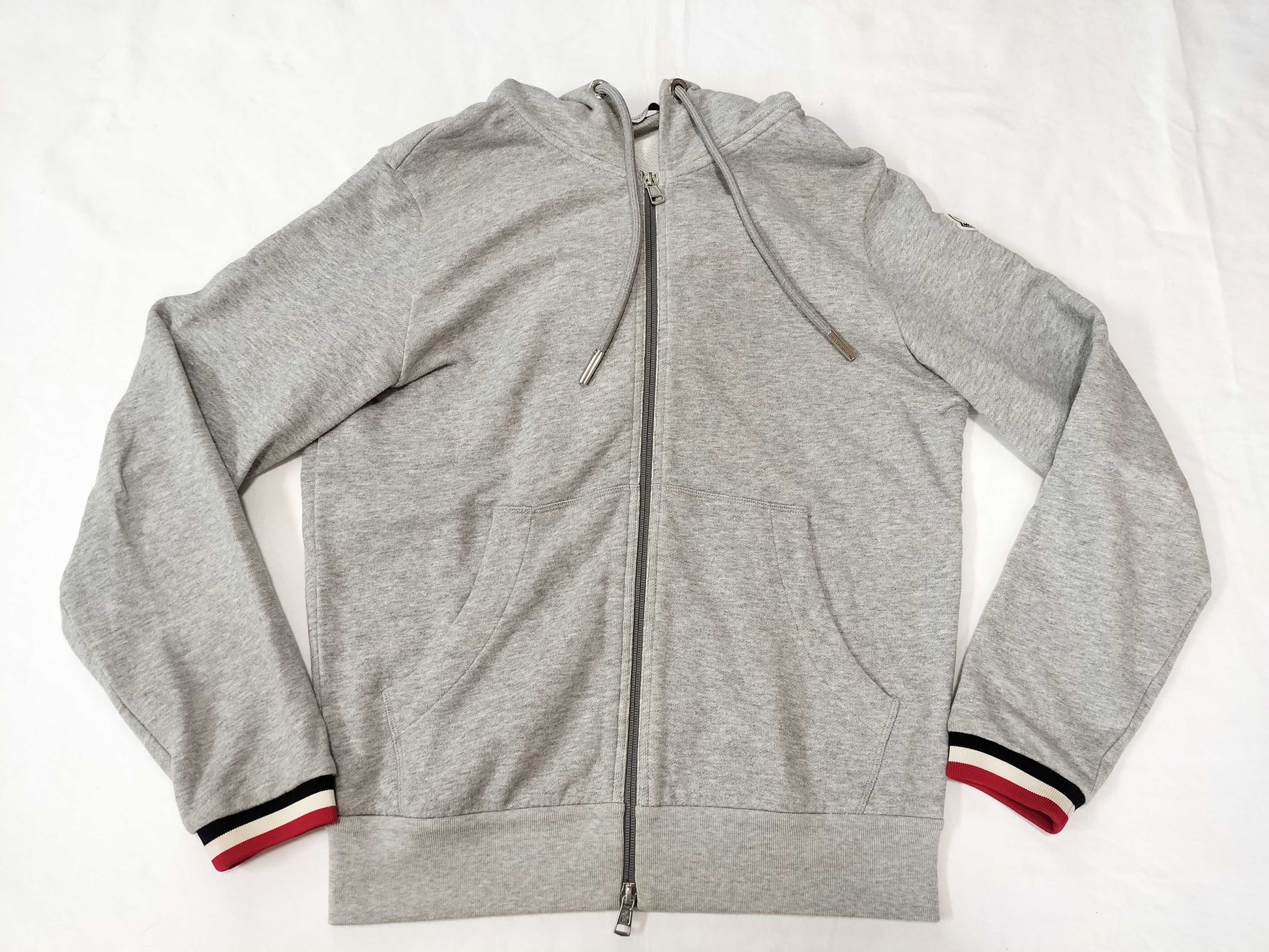 MONCLER Maglia Hoodie Gray Top