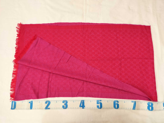 GUCCI GG Pink Large Stole Scarf