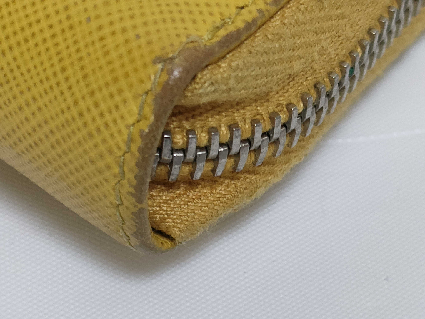 PRADA Saffiano Travel Wallet with Porter Motif