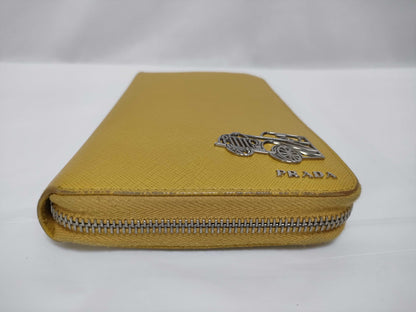 PRADA Saffiano Travel Wallet with Porter Motif
