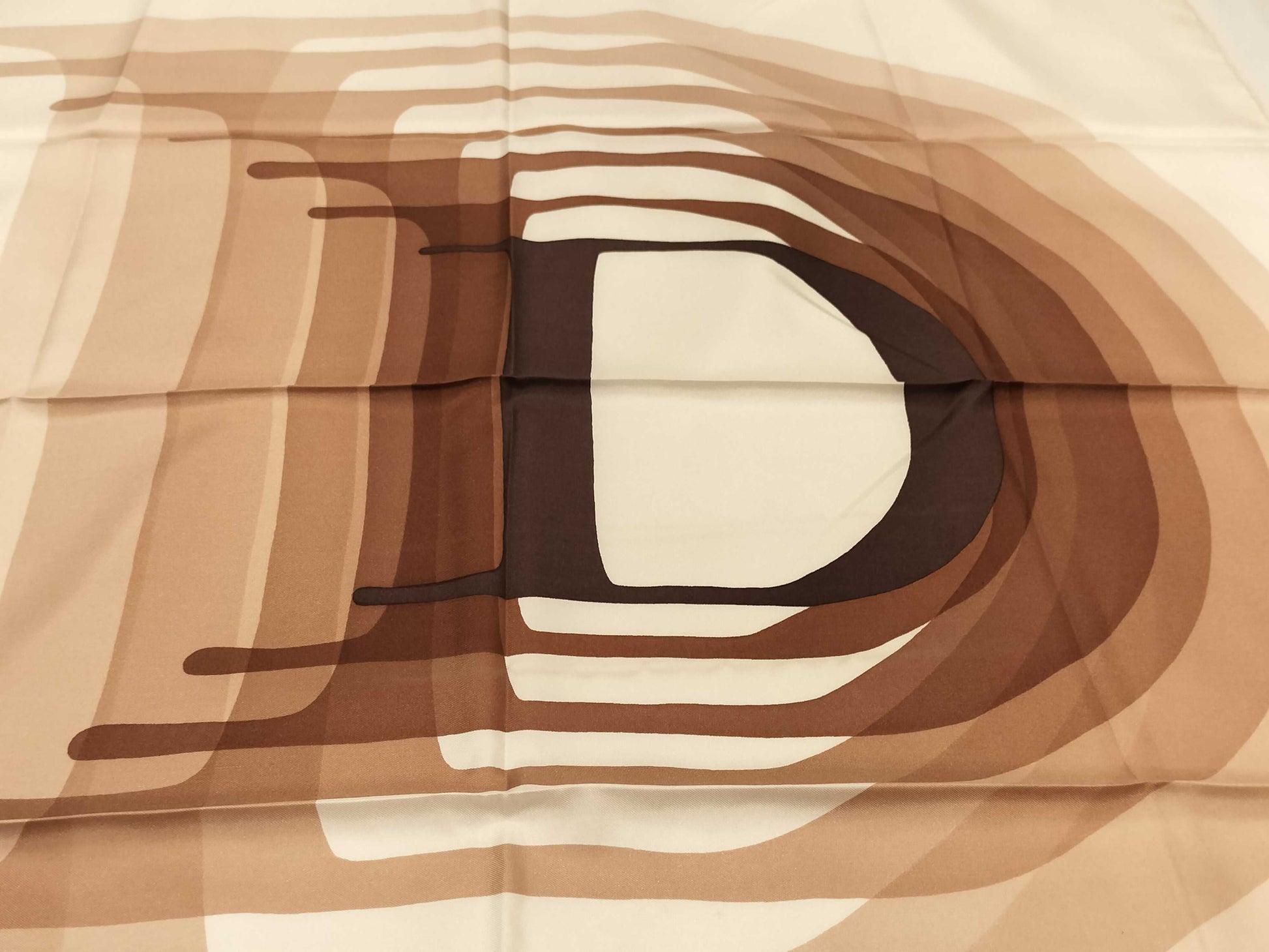 Dior D scarf