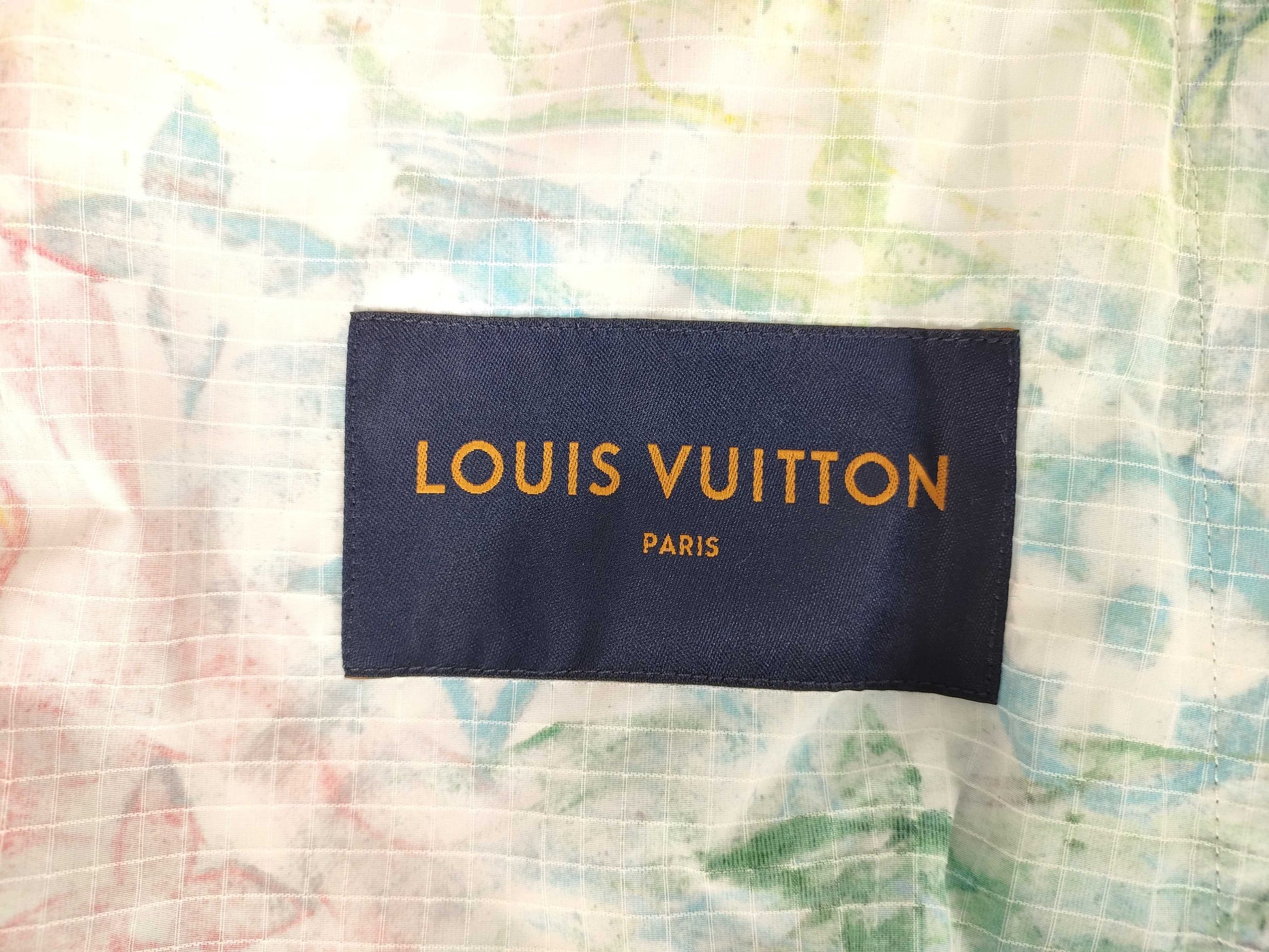 LOUIS VUITTON Monogram Pastel Nylon Zip Hoodie Jacket