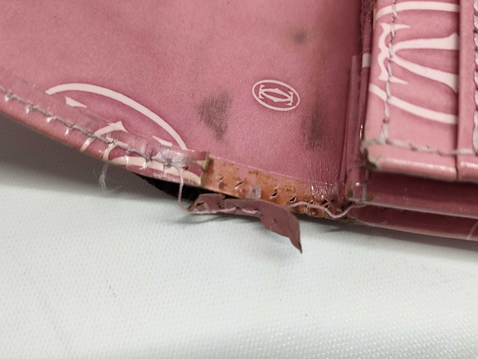 Cartier brand wallet 3-piece set wallet