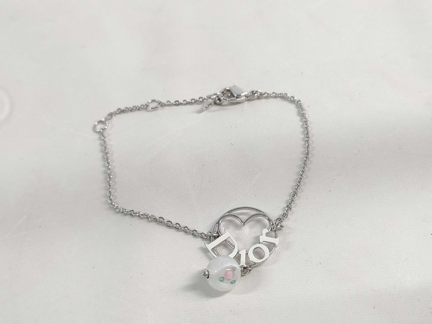 Dior Bracelet Heart Logo Bracelet Bangle