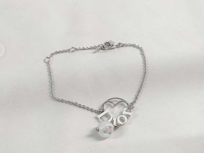 Dior Bracelet Heart Logo Bracelet Bangle
