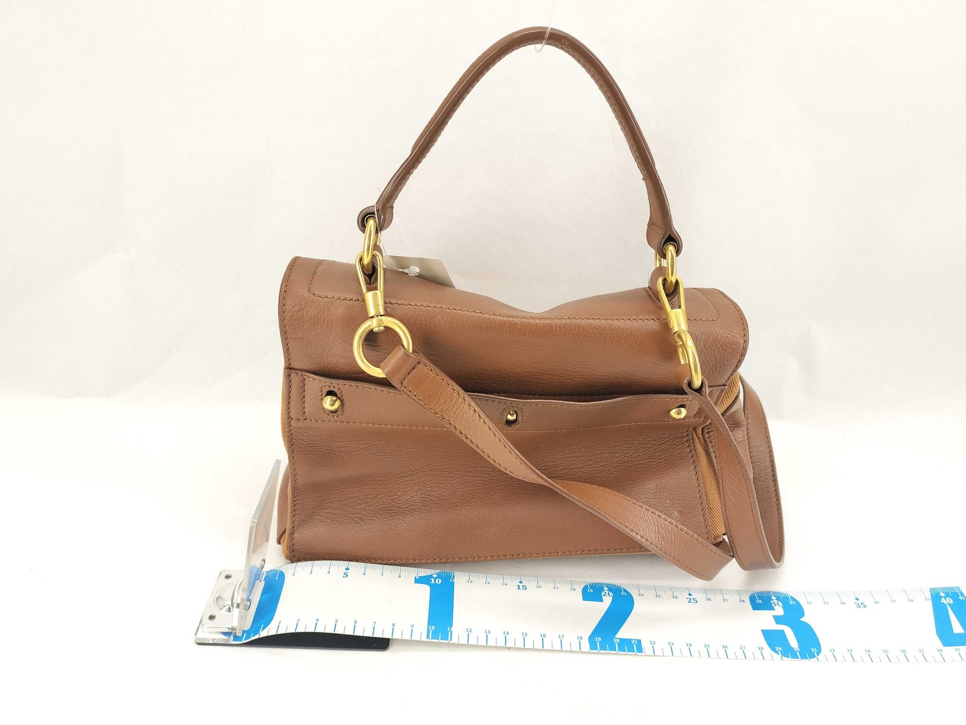 Yves Saint Laurent Muse Two Leather 2-Way Handbag