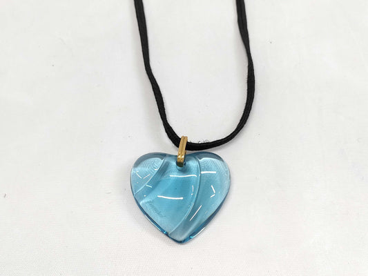 Baccarat Baccarat Crystal Heart Necklace Necklace