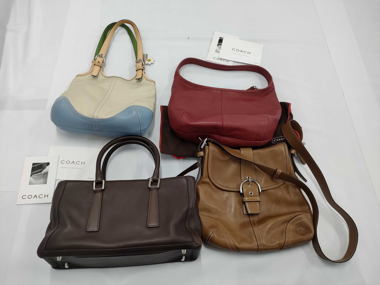 COACH Leather Bag*4 Shoulder Bag