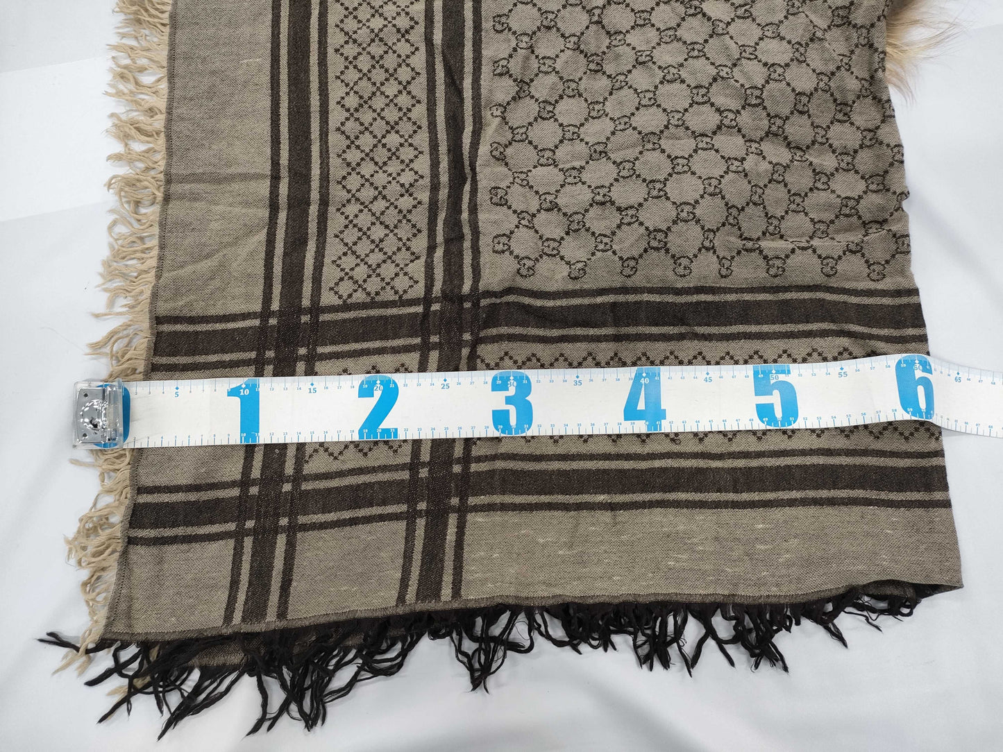 GUCCI fox fur stole scarf