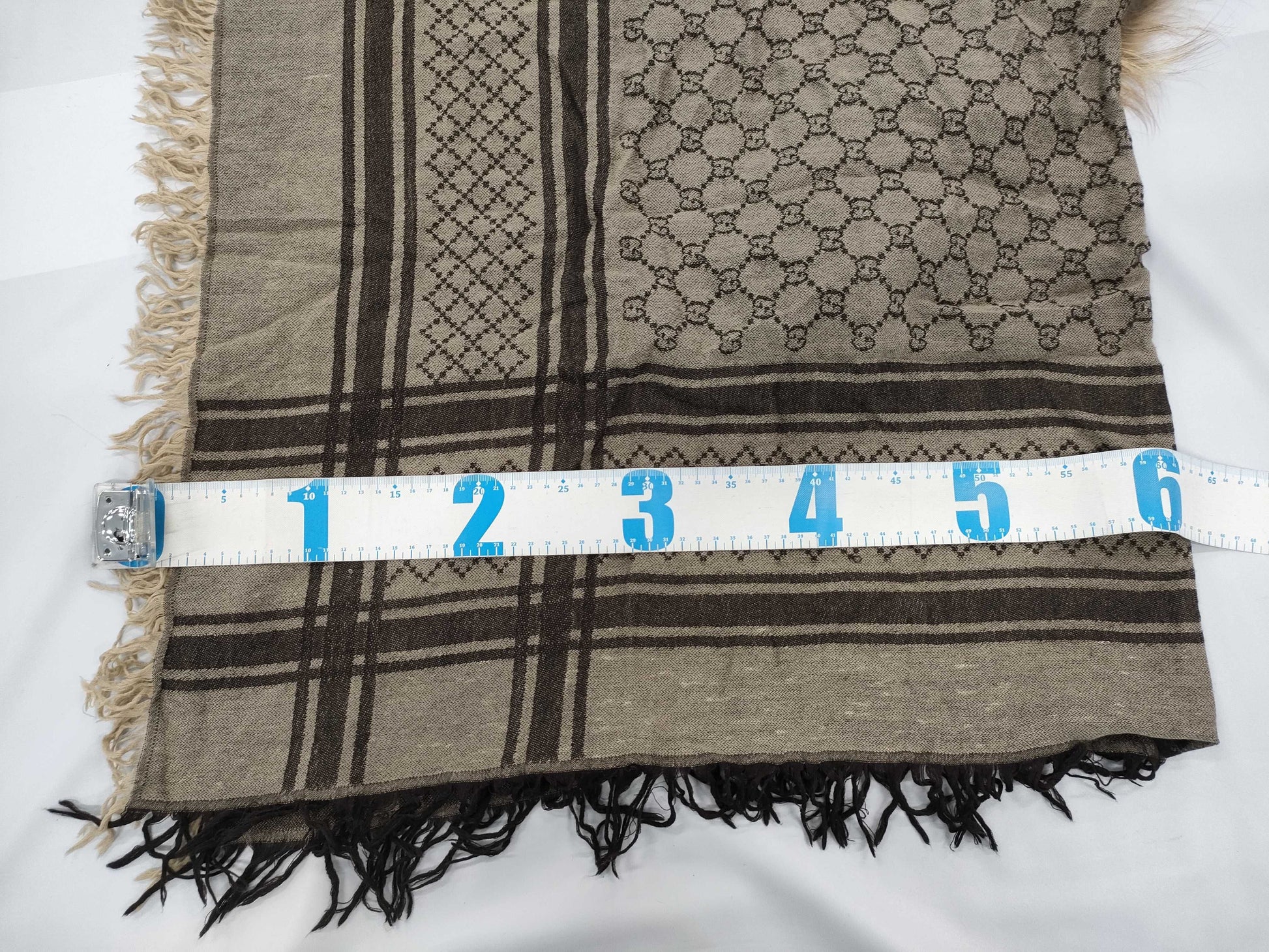 GUCCI fox fur stole scarf