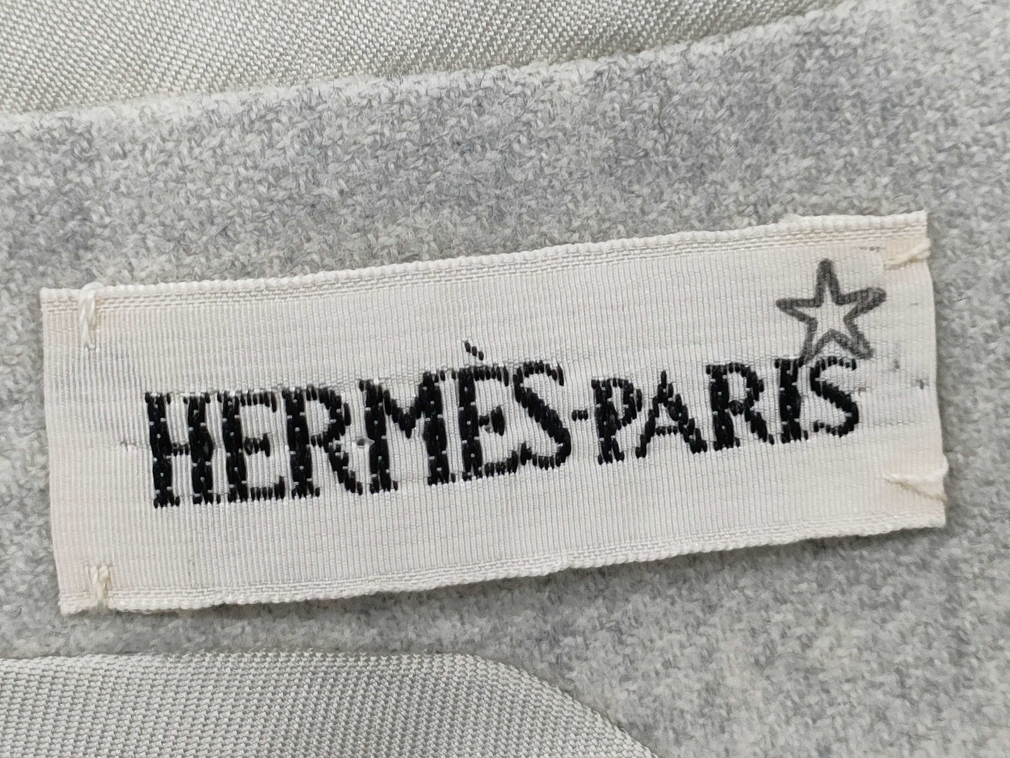HERMES Cashmere Collarless Jacket