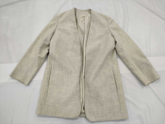HERMES Cashmere Collarless Jacket