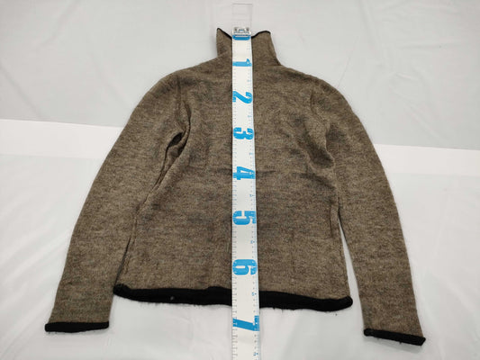 HERMES Knit Turtleneck Thin Top