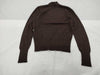 HERMES Turtleneck Long Sleeve Lightweight Brown Top