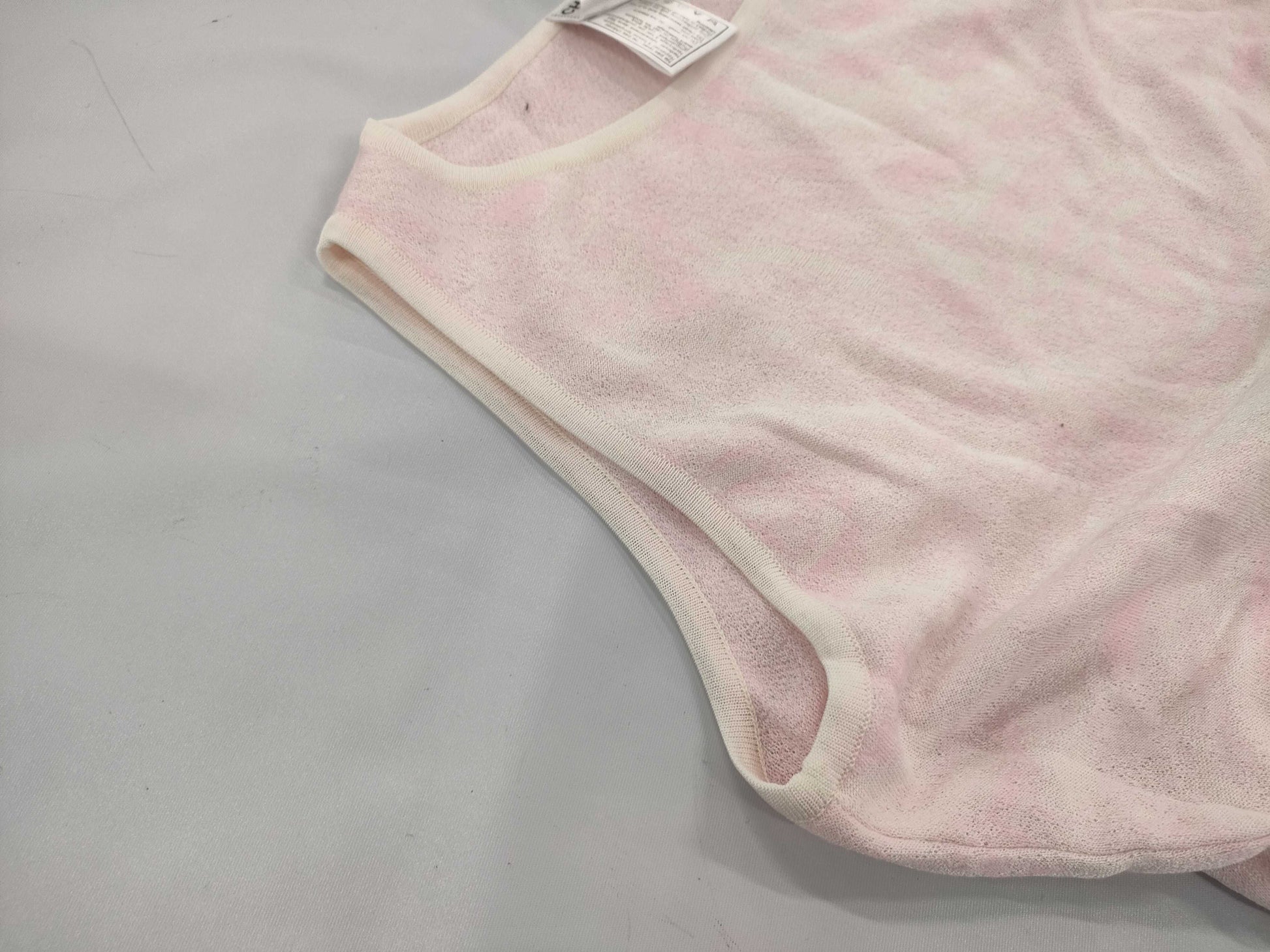 CHANEL 09C P34547K01098 Sleeveless Top Tops