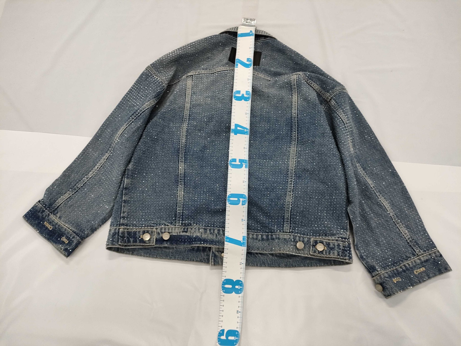 MARC JACOBS 2S4RJC005D08 155/80A Crystal Denim Jacket