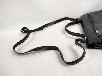 Salvatore Ferragamo Gancini Leather 2WAY Handbag