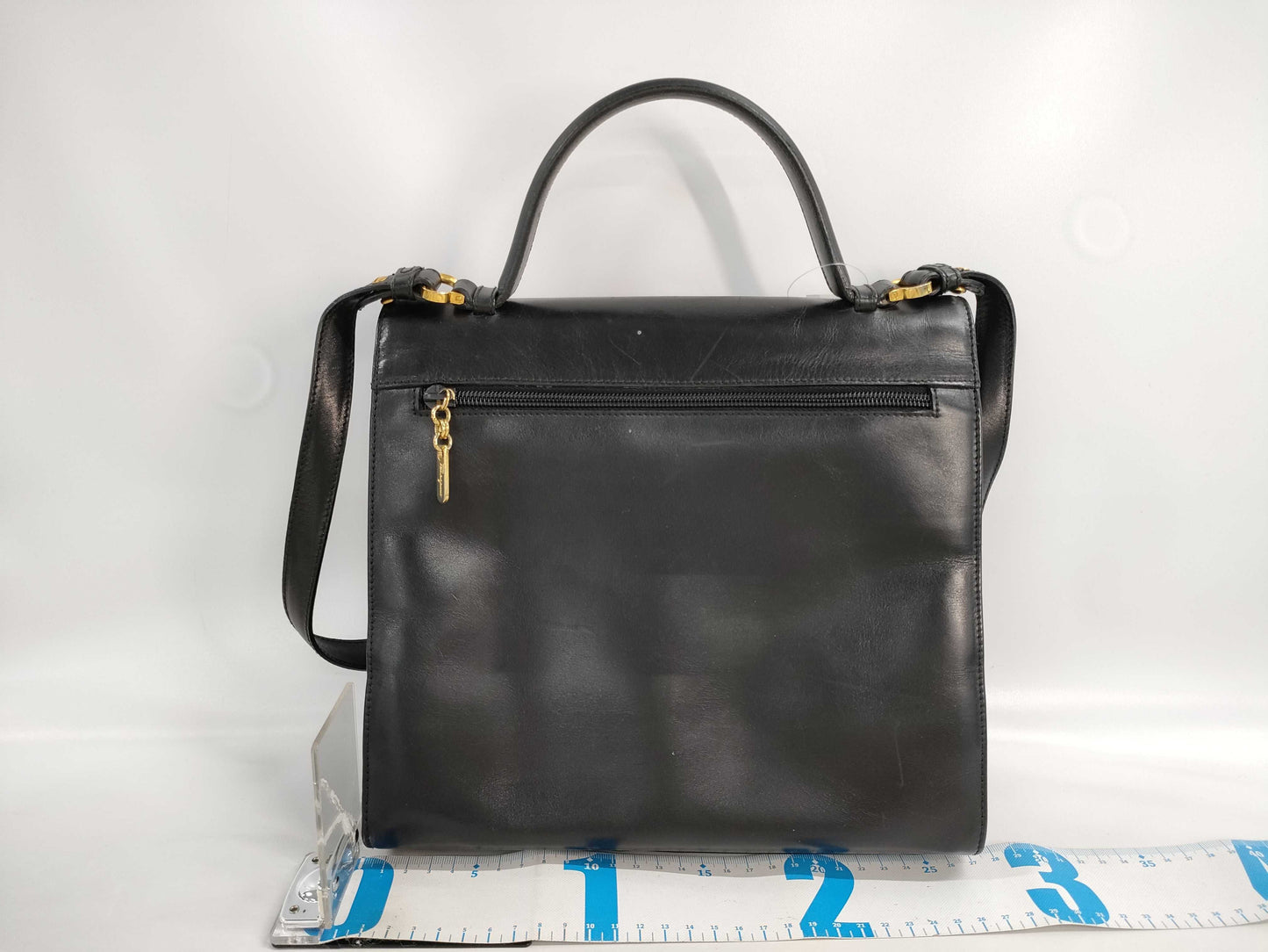 Salvatore Ferragamo Gancini Leather 2WAY Handbag