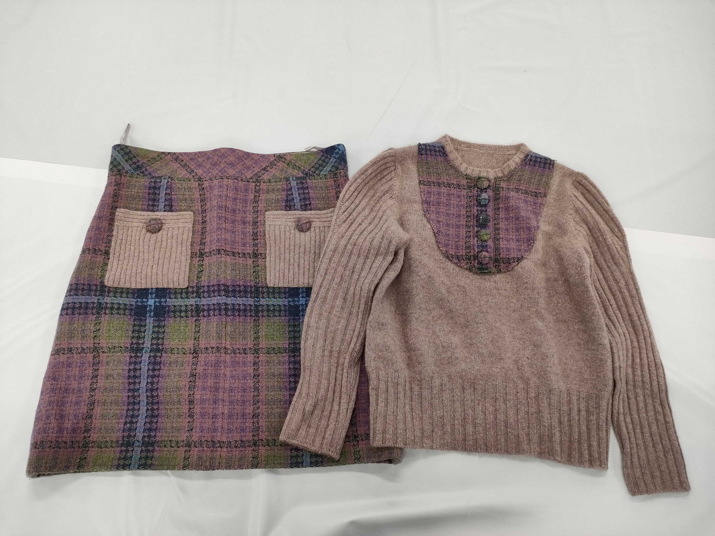 CHANEL 07A Tweed Knit Set Other Apparel