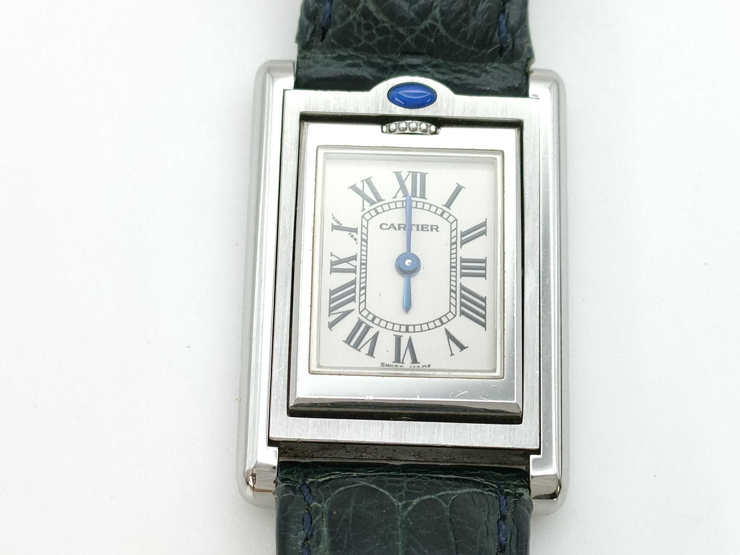 Cartier Tank Basculant SM W1011158 2386 352843CD Quartz Unmoving Women's Watch