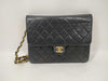 CHANEL Lambskin Matelasse Single Push Lock Shoulder Bag