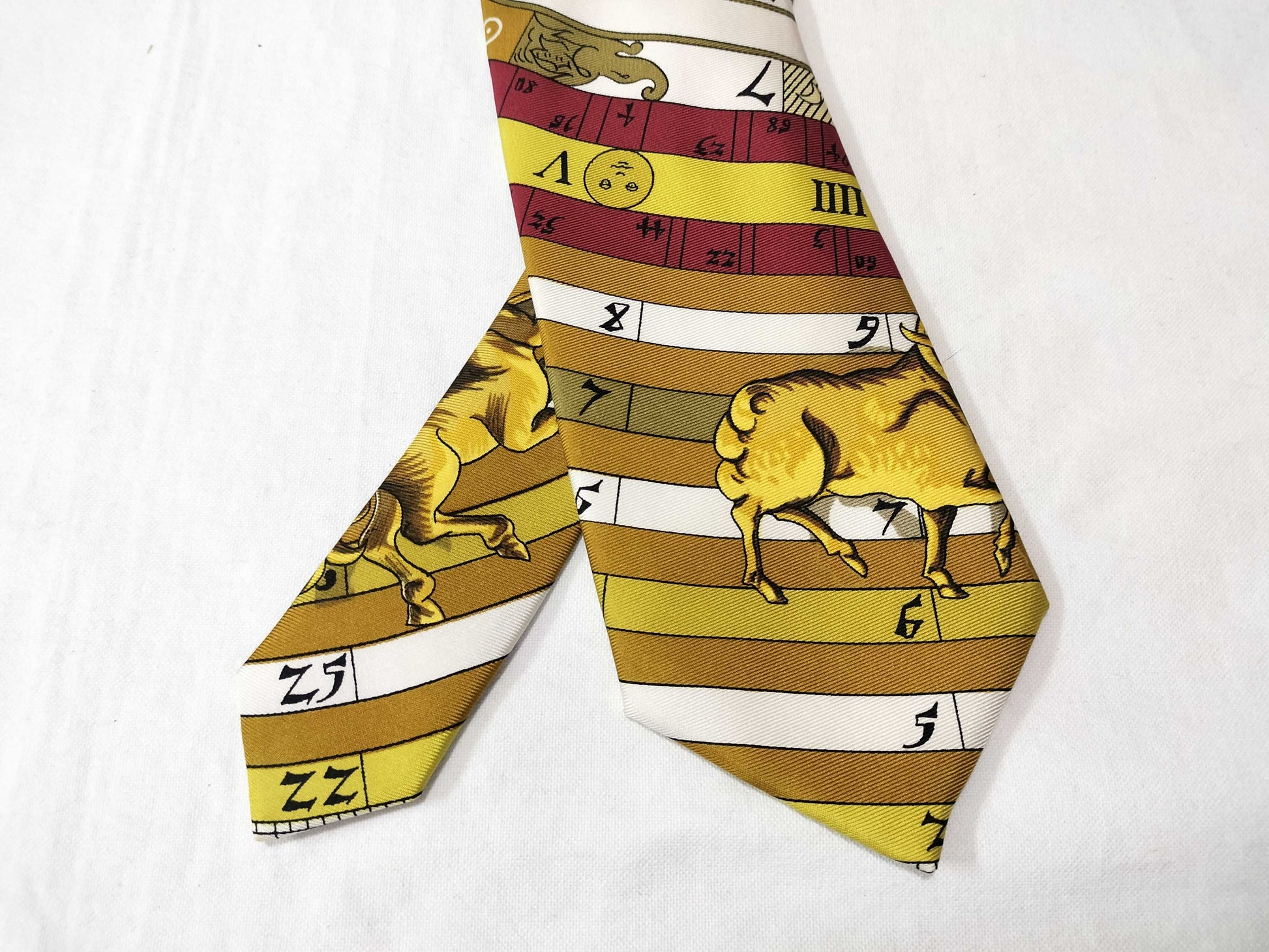 HERMES all-over print tie