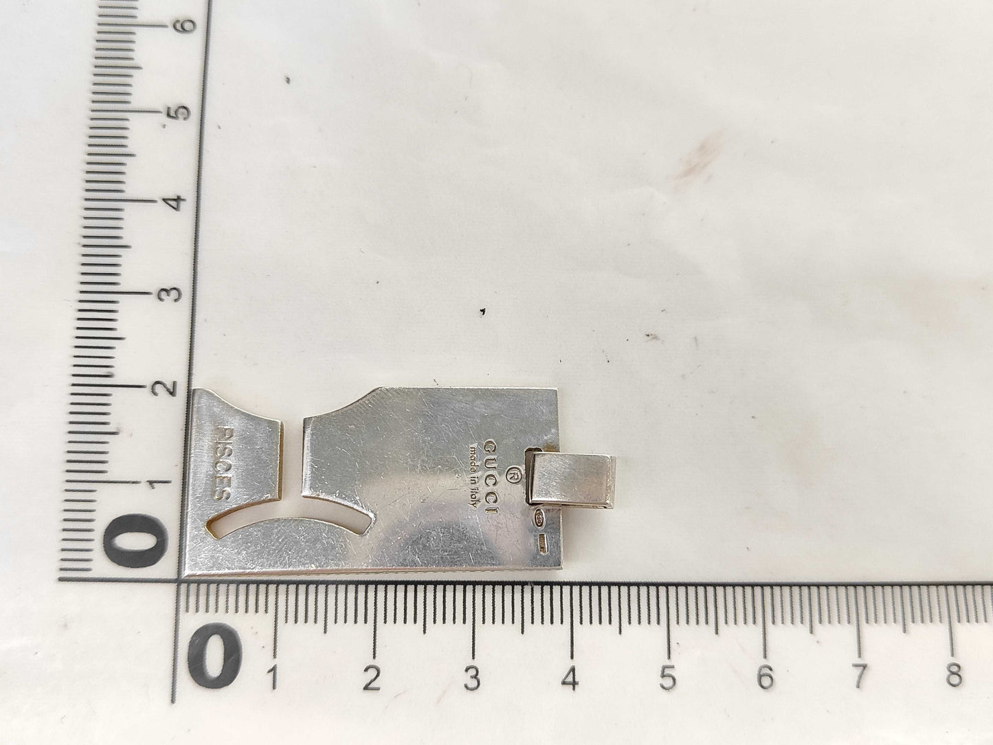 GUCCI pisces Men's SV925 12.5g Pendant Top