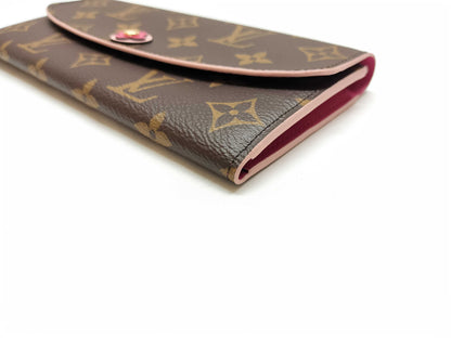 LOUIS VUITTON Monogram Portefeuille Emily Flower Wallet