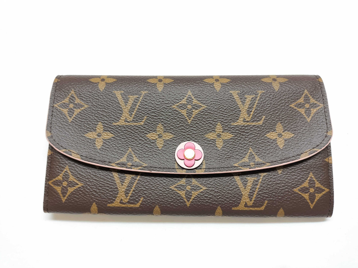 LOUIS VUITTON Monogram Portefeuille Emily Flower Wallet