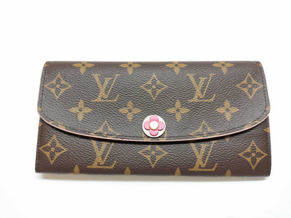 LOUIS VUITTON Monogram Portefeuille Emily Flower Wallet