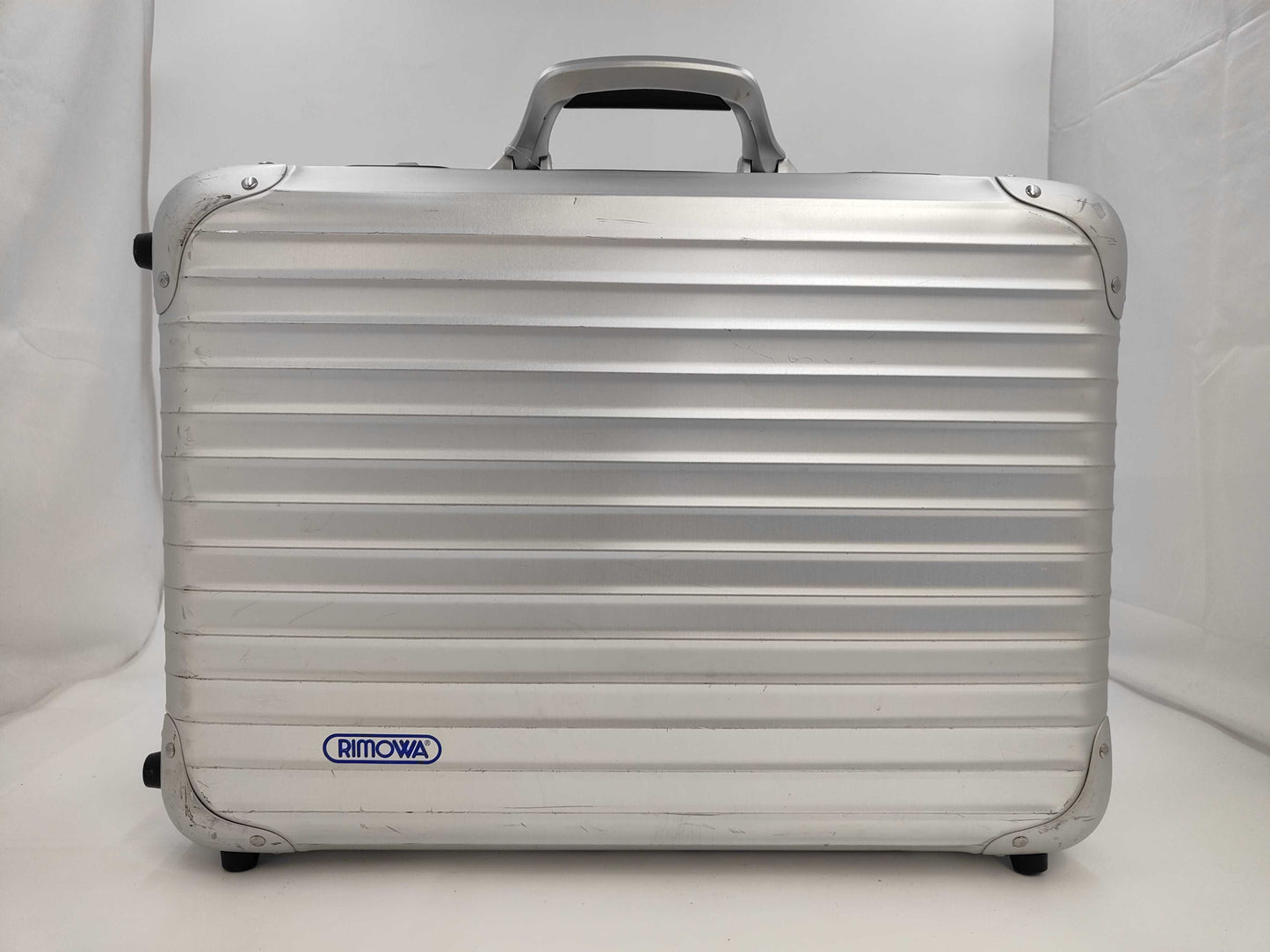 RIMOWA Silver Integral Suitcase Carry-on Bag