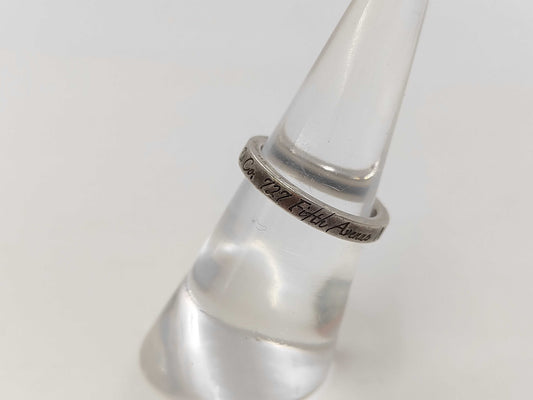 Tiffany & Co. Notes Narrow New York SV925 2.8g Ring