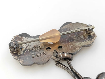 Georg Jensen Grape Motif SV925 9.7g Brooch