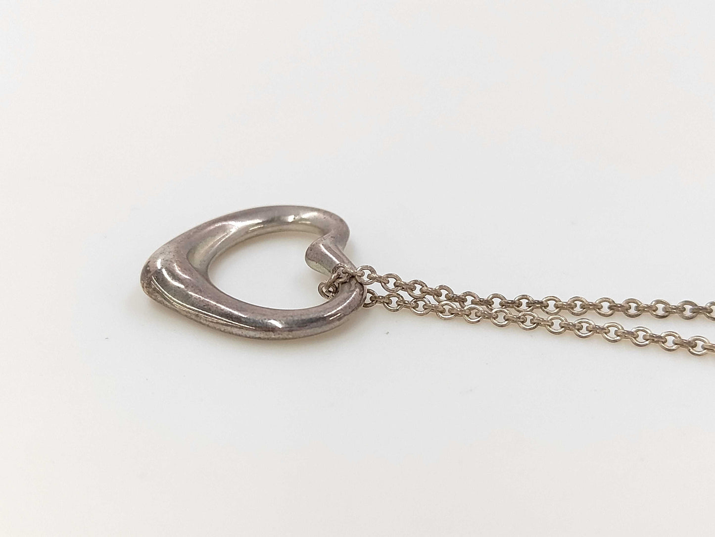 Tiffany & Co. Open Heart SV925 6.5g Necklace