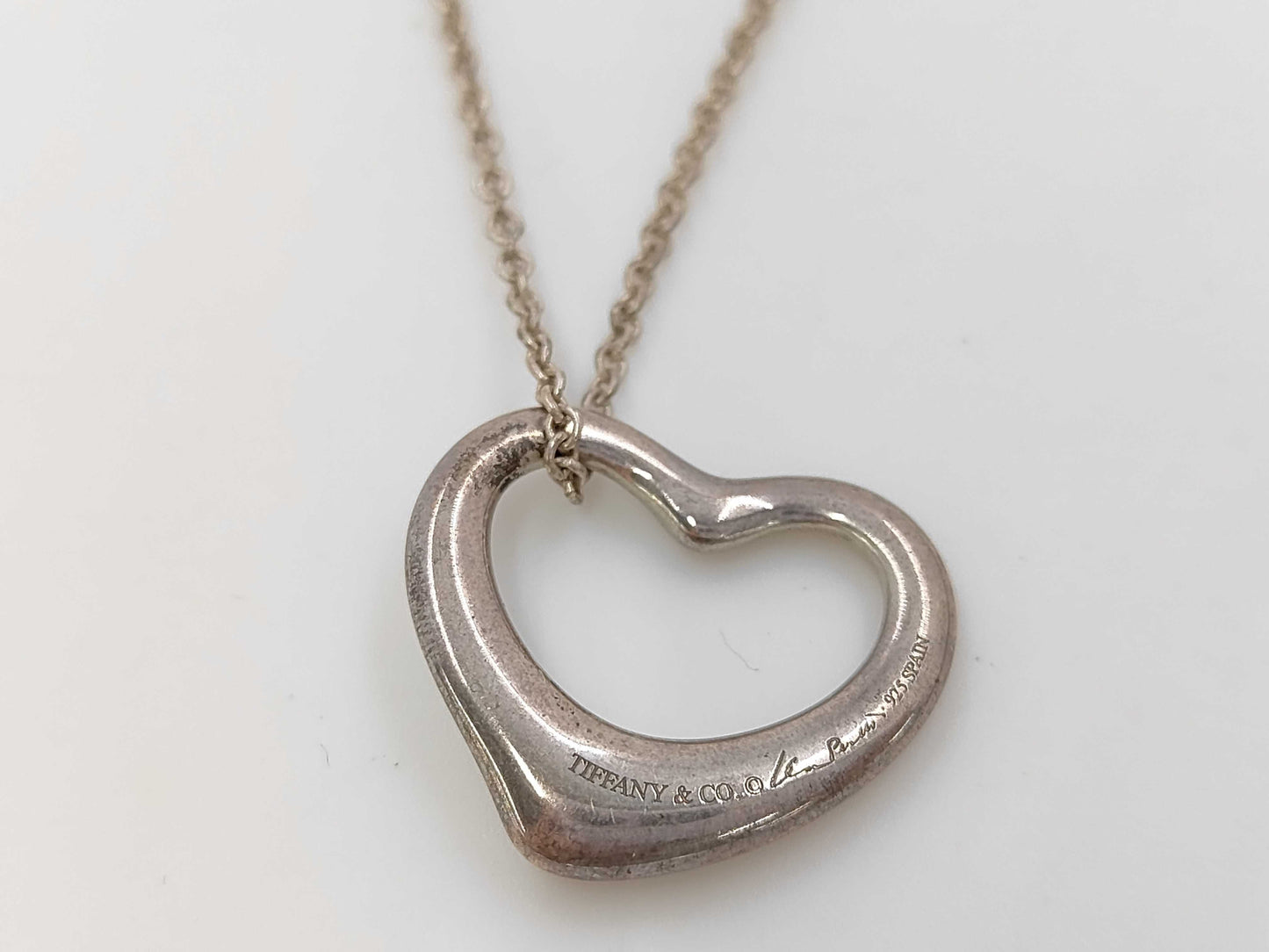 Tiffany & Co. Open Heart SV925 6.5g Necklace