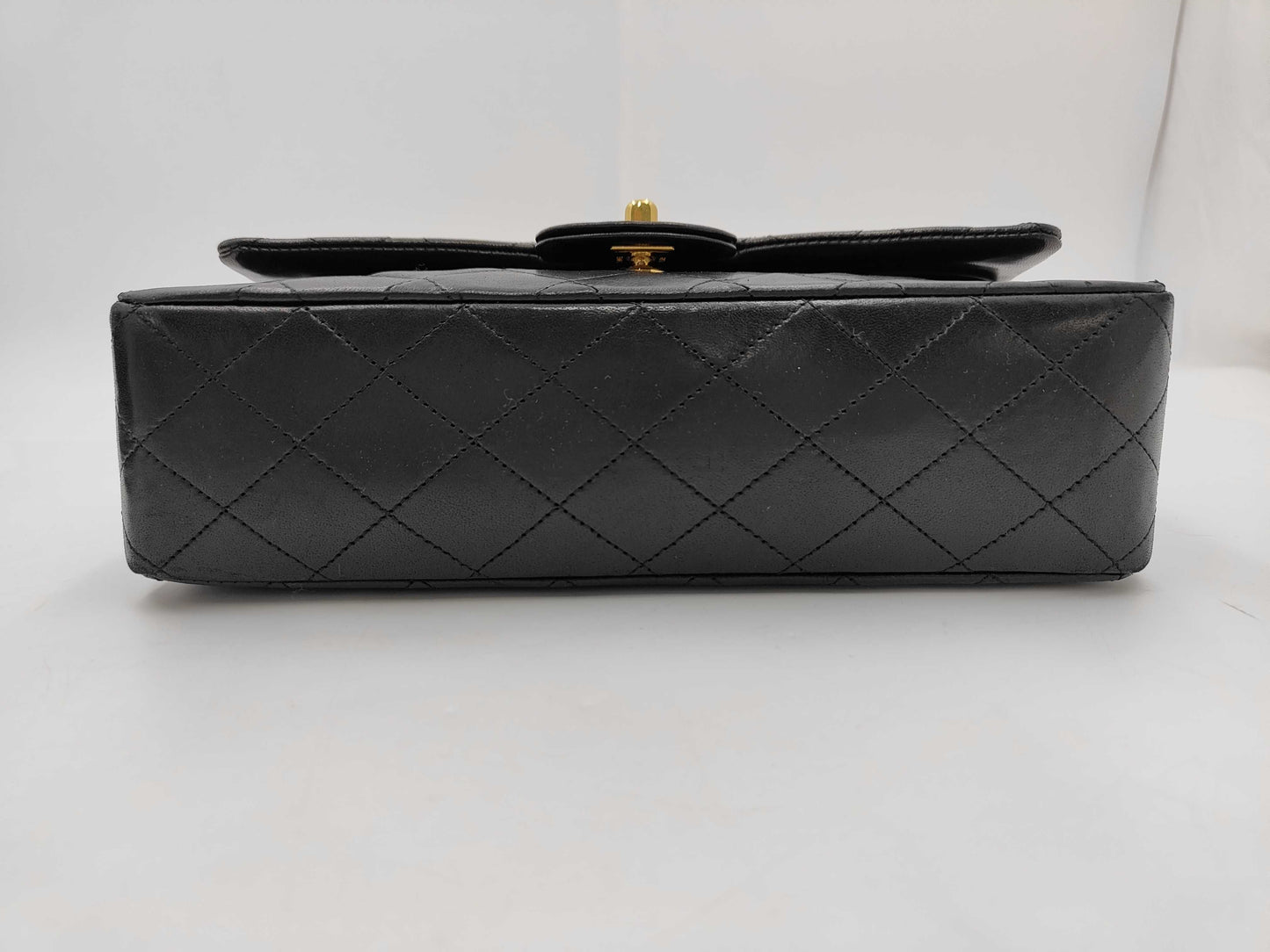 CHANEL Lambskin Matelasse Chain Shoulder Bag with Double Flap, 0 Series