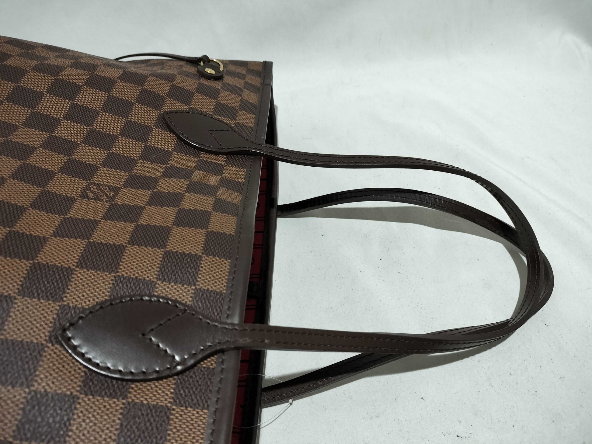 LOUIS VUITTON Damier N51105 Neverfull MM Tote Bag